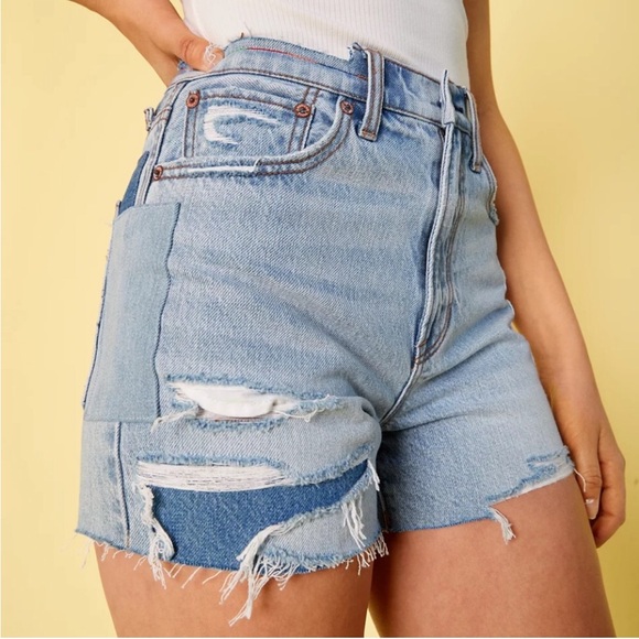 American Eagle 90s Pride Highest Rise Boyfriend Jean Shorts - Picture 1 of 7